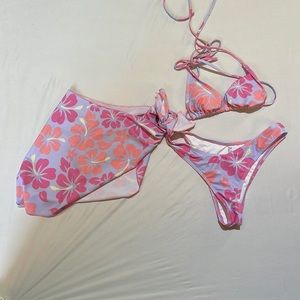 Shein bikini with skirt extra small